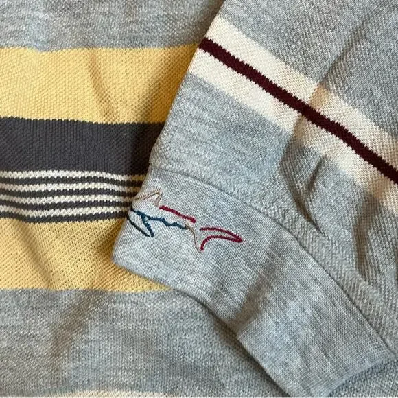 Greg Norman Collection Long Sleeve Polo Shirt Vintage Preppy 2000s Men's Large - Picture 2 of 7